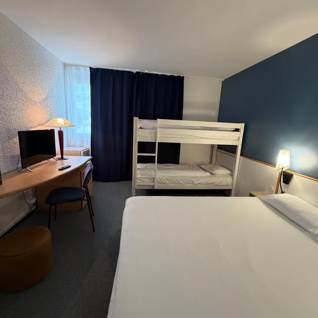 غرفة عائلية، The Originals Boutique Hotel Beausejour Poitiers Nord Futuroscope 5/6