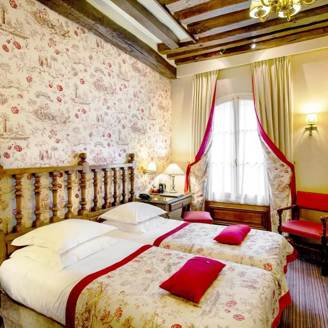 غرفة قياسية بسريرين منفصلين، Hotel Left Bank Saint Germain 2/9