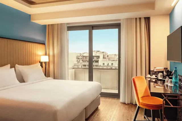 غرفة مزدوجة ديلوكس بإطلالة على المدينة، Zeus Essence Athens Central, Trademark Collection by Wyndham 2/8