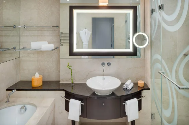 Guest Room, King Bed, Hill View، Grand Hotel River Park A Luxury Collection Hotel Bratislava 6/8