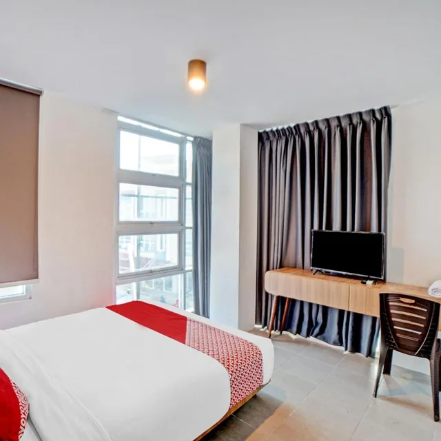 غرفة ديلوكس بسرير كينج، OYO 90559 Gamacity Residence 5/10
