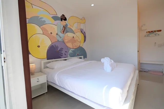 غرفة ديلوكس بسرير مزدوج، Baan Pastel Boutique Hotel Hostel 4/6