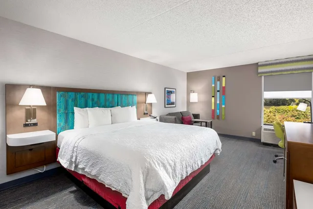 غرفة بسرير كينج مع أريكة، Hampton Inn Columbus/Dublin 3/7