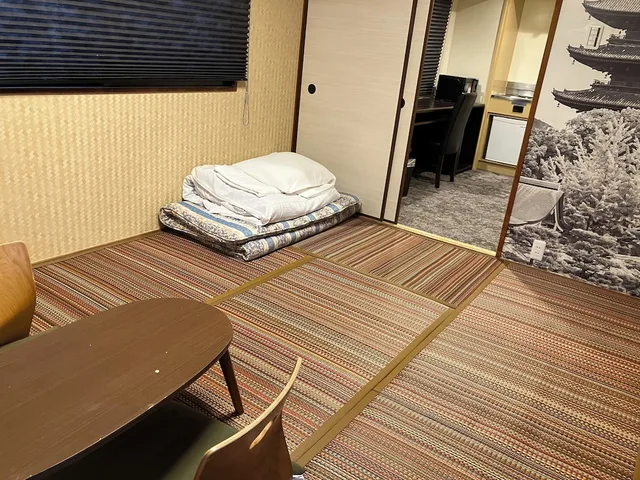 غرفة يابانية بفراش فوتون للمدخنين، Hotel Livemax BUDGET Kyoto Ekimae 1/4