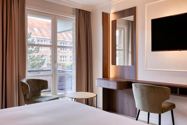 غرفة ديلوكس بسرير مزدوج، Golden Tulip de Medici 9/10