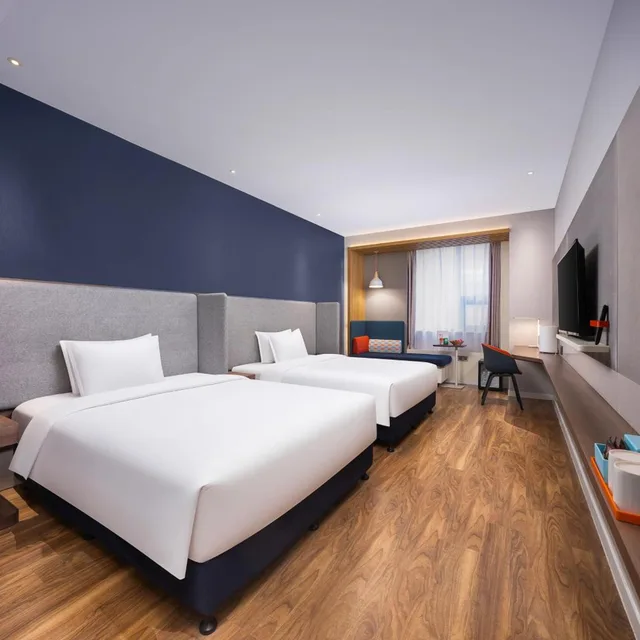 غرفة قياسية بسريرين كوين، Holiday Inn Express Xi'an Bell Tower 3/7