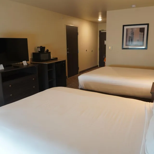 غرفة بسرير كينج وسريرين كوين لذوي الإعاقة، Comfort Inn & Suites Medina NY near Erie Canal 1/2