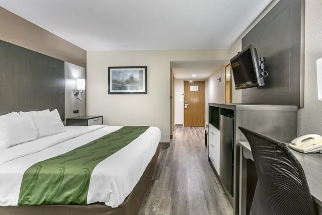 غرفة بسرير كينج مع أريكة لذوي الإعاقة، Quality Inn Rogersville 1/2