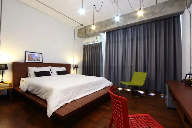 غرفة سوبيريور بسرير كوين، The Loft Room Nimman 9/10