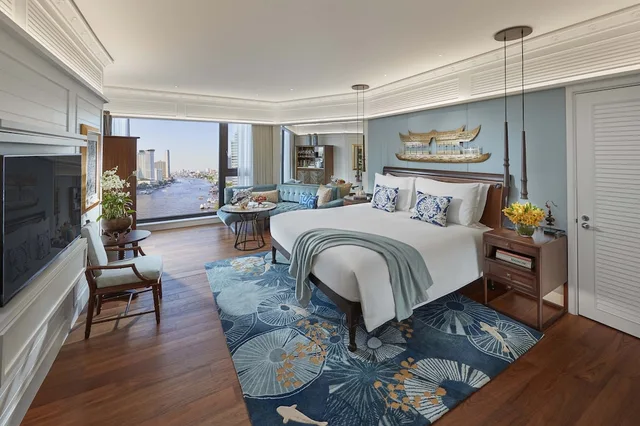 جناح ديلوكس بسرير كينج وسريرين منفصلين بغرفتي نوم، Mandarin Oriental Bangkok 5/7