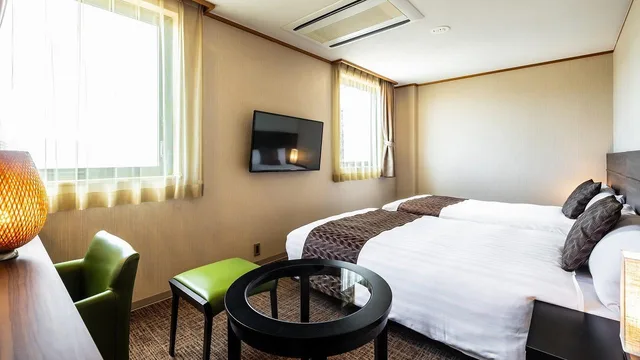 غرفة قياسية بسريرين منفصلين، Hotel Quest Shimizu 1/1