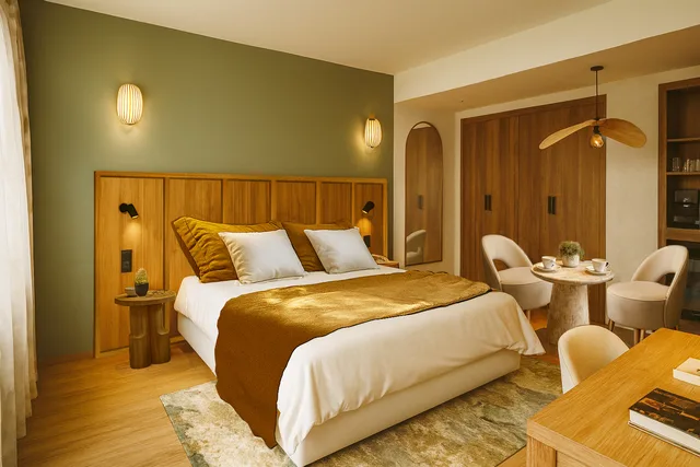 جناح جونيور بشرفة، Hotel de l Horloge 2/3