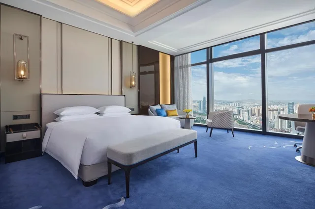 غرفة بسرير كينج بإطلالة على النهر، Hyatt Regency Lanzhou 1/3