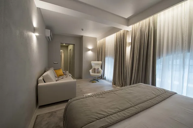 جناح جونيور بسرير كينج مع أريكة، Terrace Pantheon Relais 4/9