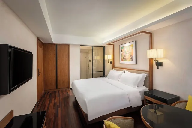 غرفة كلاسيكية بسرير كوين، SSAW Boutique Hotel Sanya (Da Dong Hai Branch) 3/4