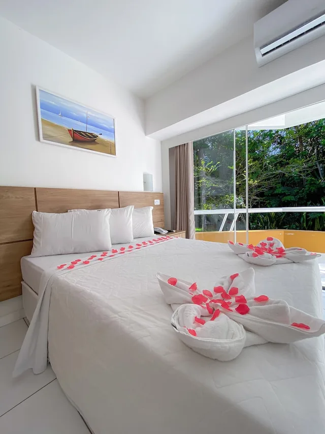 غرفة قياسية بسرير مزدوج، Bosque Do Porto Praia Hotel 2/10