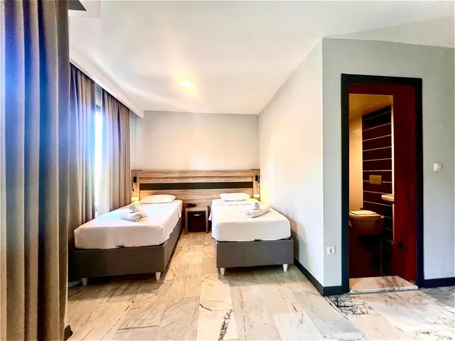 غرفة بسرير مزدوج أو سريرين منفصلين، Club Palm Garden Keskin 9/10