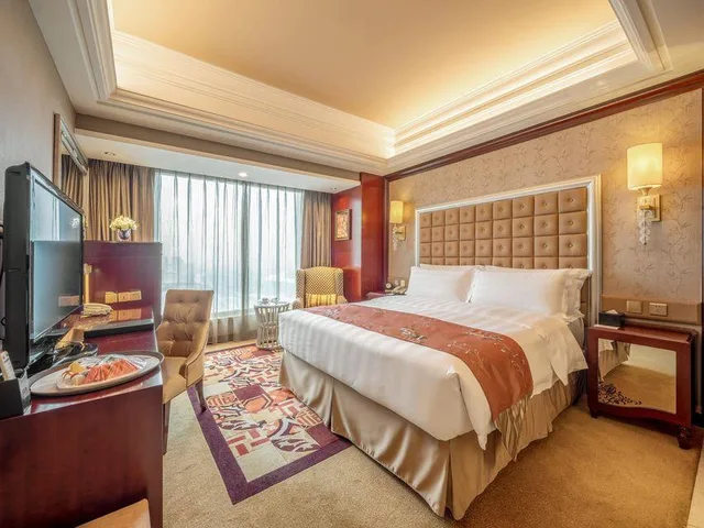 غرفة ديلوكس بسرير كوين بإطلالة على المدينة، Shenyang Royal Wanxin Hotel 1/1
