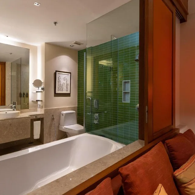 غرفة بسريرين مزدوجين بإطلالة على الحديقة بشرفة، Sheraton Hua Hin Resort And Spa 19/19