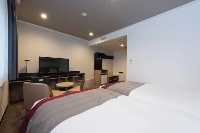 غرفة قياسية بسريرين منفصلين للمدخنين، Hotel Mystays Tachikawa 9/10