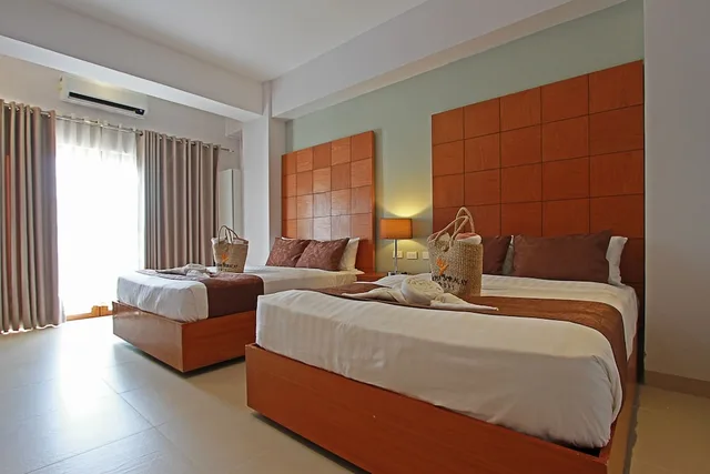 غرفة بريميير بسريرين كوين، Aloha Boracay Hotel 2/10