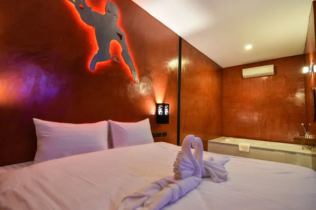 غرفة ديلوكس بسرير مزدوج، Bed Villa Resort Chaing Rai 2/4