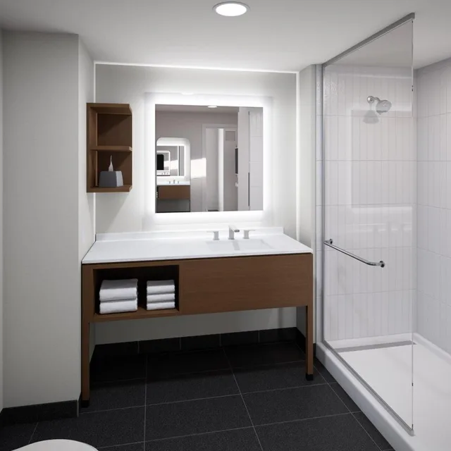 جناح بسرير كينج بغرفة نوم واحدة لذوي الإعاقة، Staybridge Suites Orlando Universal Blvd By Ihg 4/4