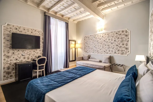 غرفة سوبيريور ديلوكس بسرير كوين، Relais Fontana di Trevi 4/10