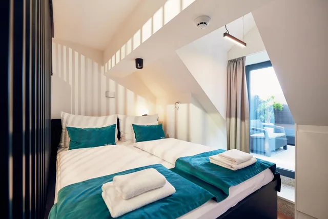 غرفة بسرير مزدوج بشرفة، The Hotel Ljubljana 1/5