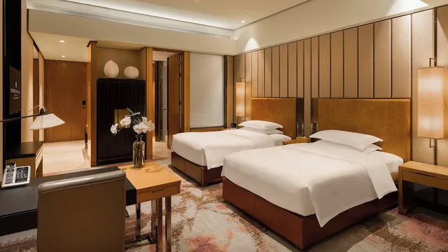 غرفة كلاسيكية بسريرين منفصلين بإطلالة على النهر، Intercontinental Changsha 4/6