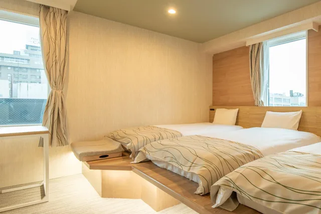 غرفة سوبيريور ثلاثية، Hotel Amanek Asahikawa 2/5