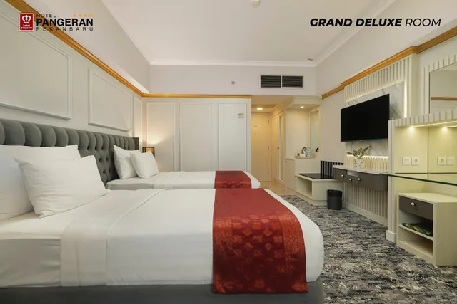 غرفة غراند ديلوكس بسريرين منفصلين، Hotel Pangeran Pekanbaru 1/3