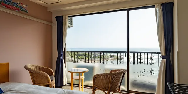 غرفة قياسية بسريرين منفصلين بإطلالة على البحر، Hotel Season Nichinan 7/8