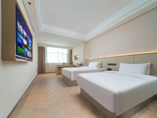 غرفة سوبيريور بسريرين منفصلين، Days Inn by Wyndham Yinchuan East Jiefang Road 2/3