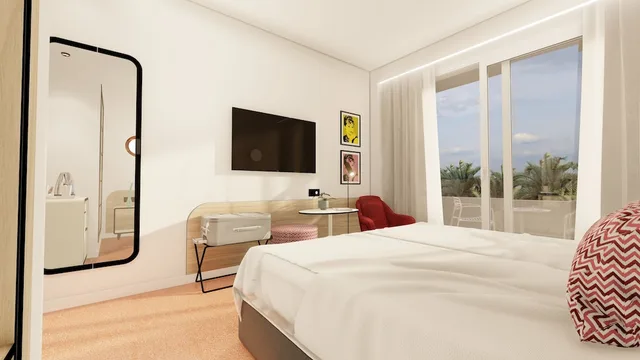 غرفة كومفورت بسريرين منفصلين بشرفة، Hotel Foners - Adults Only 2/2