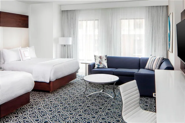 استوديو بسرير كوين، Residence Inn Stamford Downtown 1/5