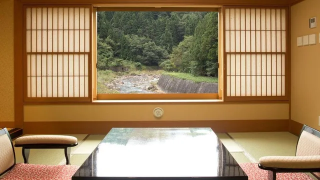 Semi Western, Style, River View, Outdoor Bath, Annex, Tsuchiyu Onsen Harumiya Ryokan 1/1