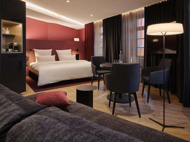 غرفة ديلوكس بسرير كينج في الملحق، Hotel am Sophienpark 5/6