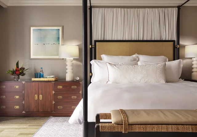 جناح غراند بسرير كينج بإطلالة على الحديقة بغرفة نوم واحدة، Rosewood Baha Mar 2/3