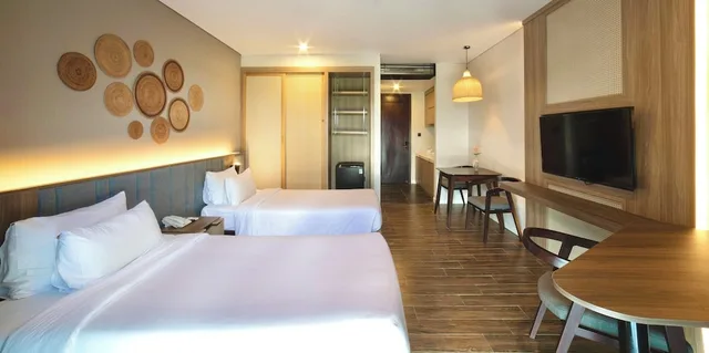 غرفة ديلوكس بسرير مزدوج أو سريرين منفصلين بإطلالة على البحر بشرفة، Sonaga Beach Resort & Villas Phu Quoc 8/10