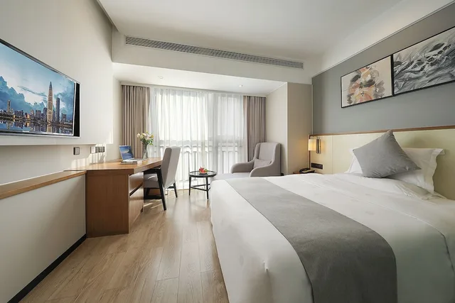 Design, Single, Double Bed، Shenzhen Hongdu Hotel 1/10