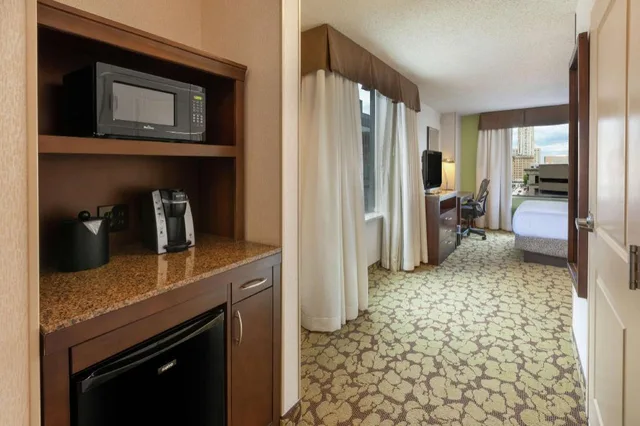 جناح ديلوكس بسرير كينج بغرفة نوم واحدة لذوي الإعاقة، Hilton Garden Inn Pittsburgh University Place 2/2