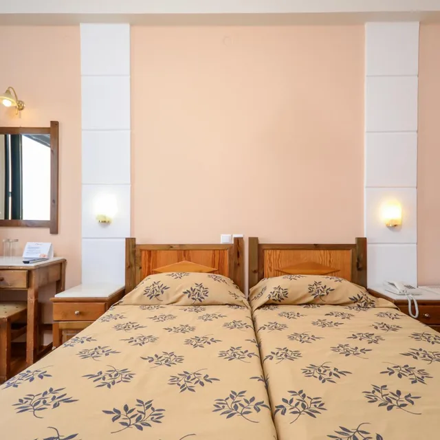 Room, Twin Beds, Town View، Coronis 5/10