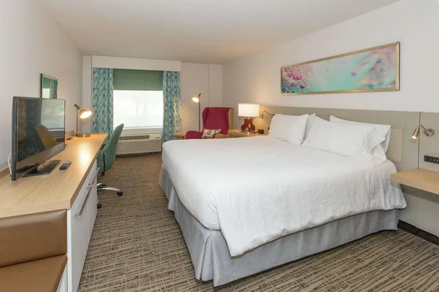 غرفة ديلوكس بسرير كينج بحوض استحمام، HILTON GARDEN INN ST. AUGUSTINE BEACH 2/5