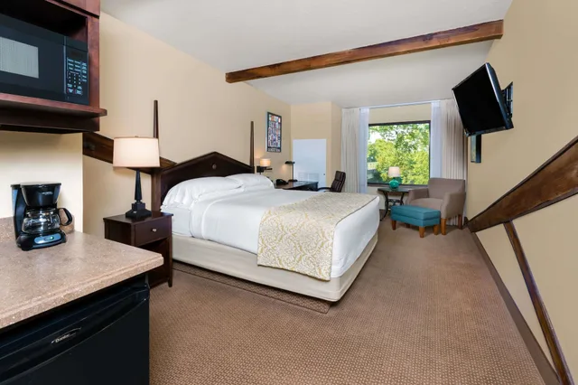 غرفة بسرير كينج بإطلالة على النهر، Hawthorn Suites By Wyndham Rome 2/7