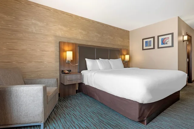غرفة قياسية بسرير كينج، Comfort Inn & Suites Calgary Airport North 3/7