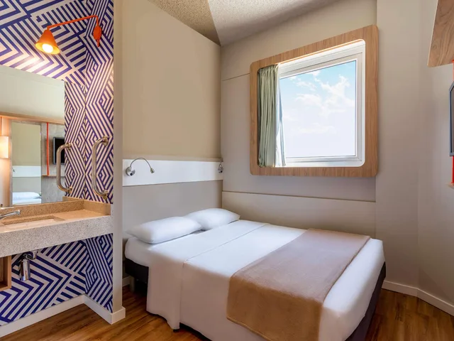 غرفة بسرير مزدوج لذوي الإعاقة، Ibis Budget Sao Paulo Jardins 5/8