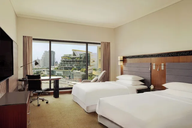 غرفة تنفيذية بسريرين مزدوجين، Royal Orchid Sheraton Riverside Hotel Bangkok 3/5
