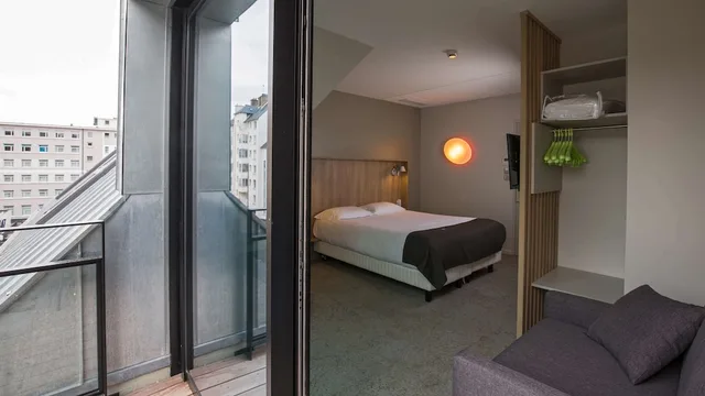 غرفة قياسية بسرير مزدوج، Campanile Rennes Centre - Gare 1/4