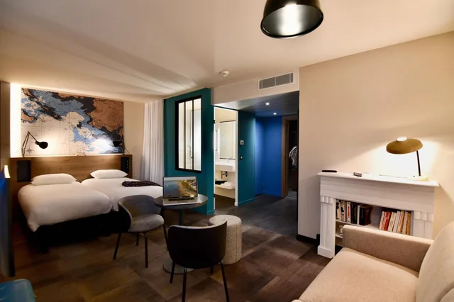 جناح بسرير كوين مع أريكة، Ibis Styles Saint Nazaire Centre Gare 1/8